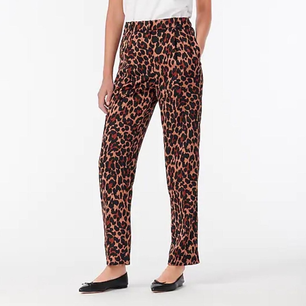 J. Crew Leopard Pant